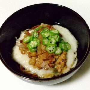 納豆とろろうどん